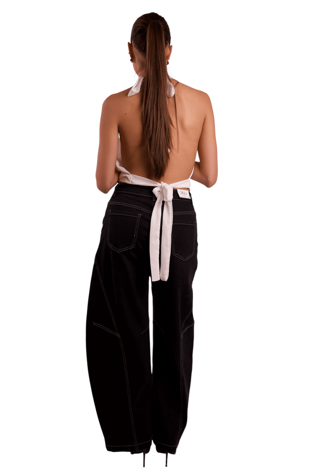 Jeans Balloon Black  Donna