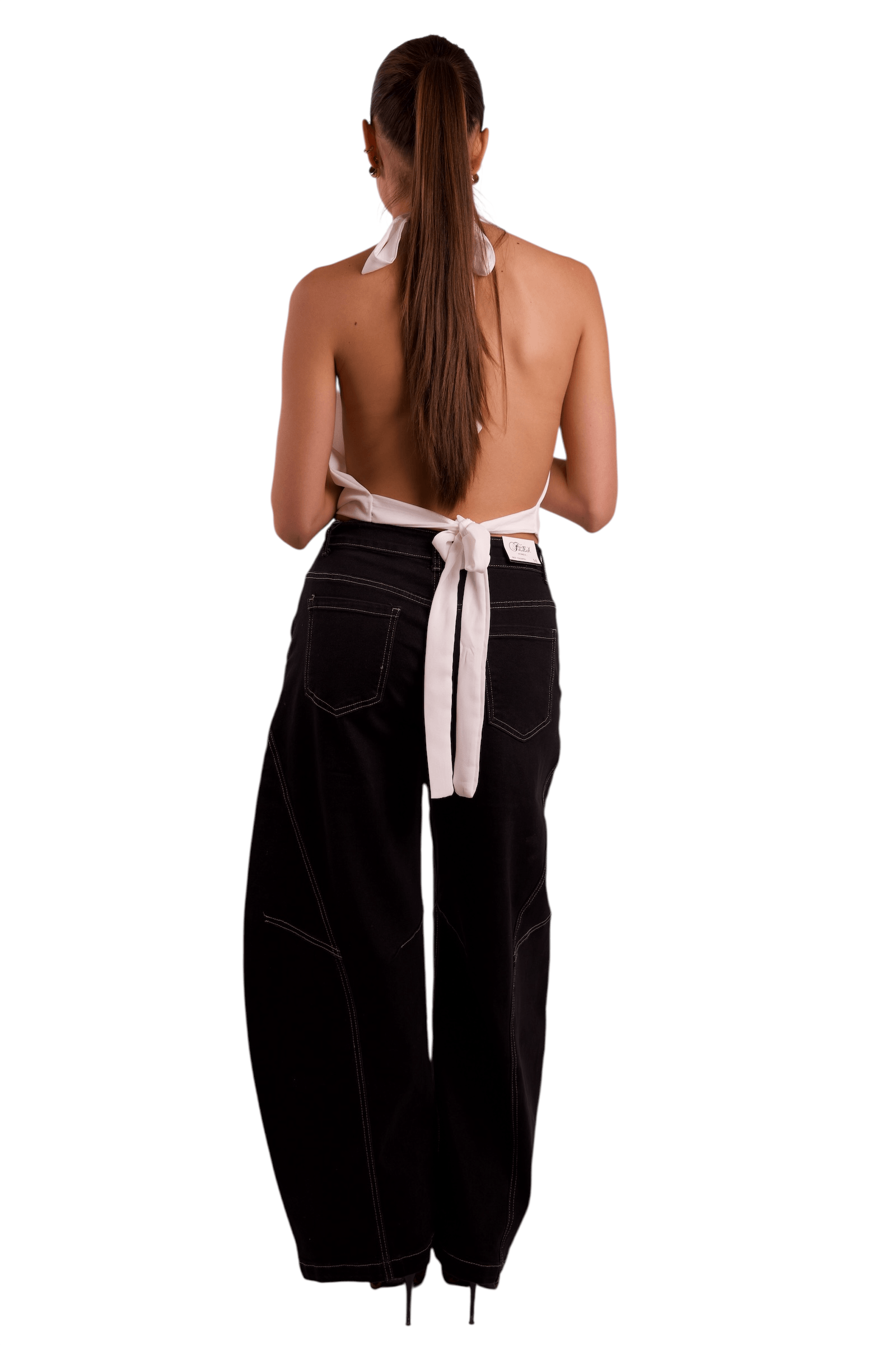 Jeans Balloon Black  Donna