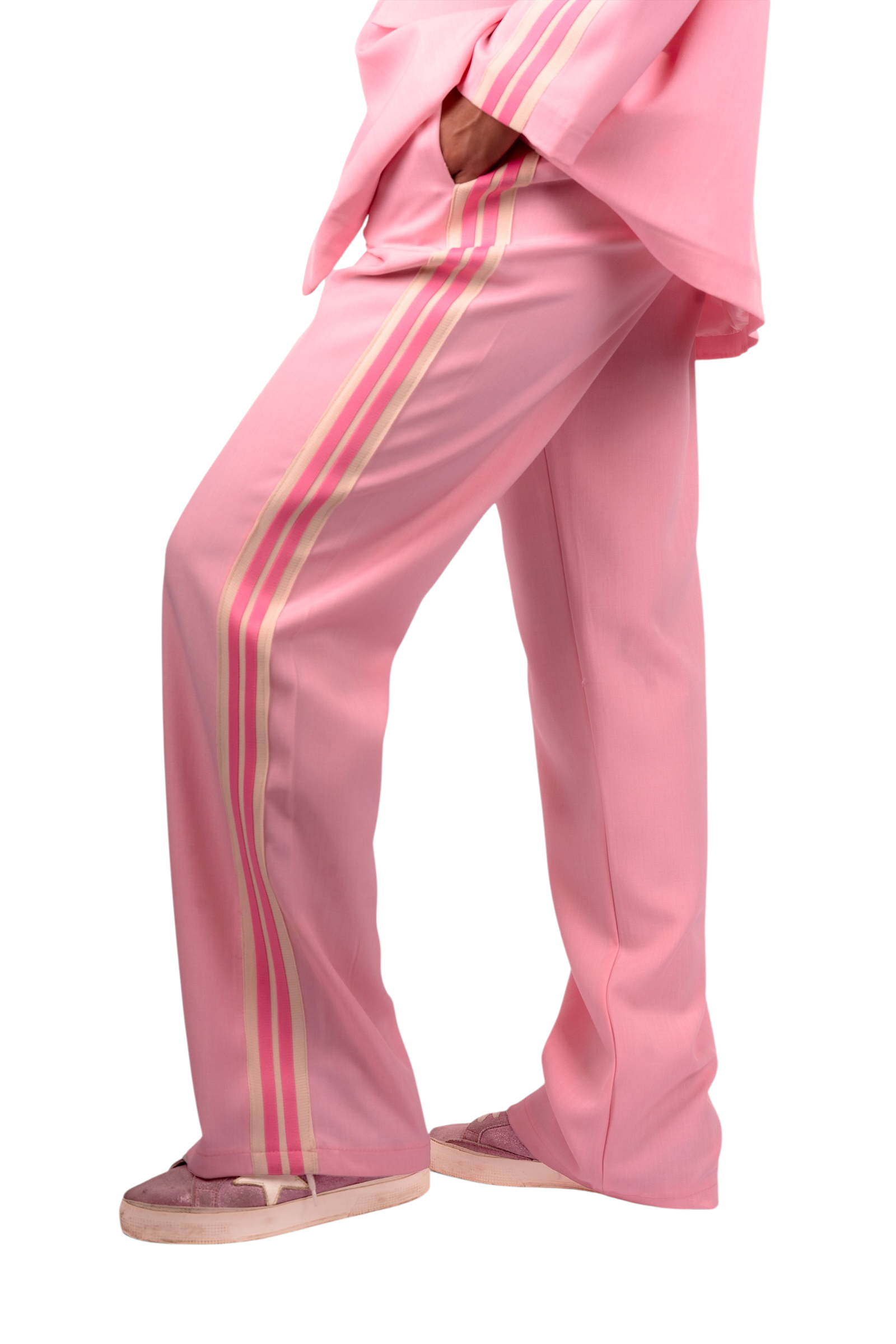 Coordinato Bande laterali Pink